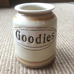 BROPHY CLAY THINGS INC. POTTERY WORD JAR GOODIES